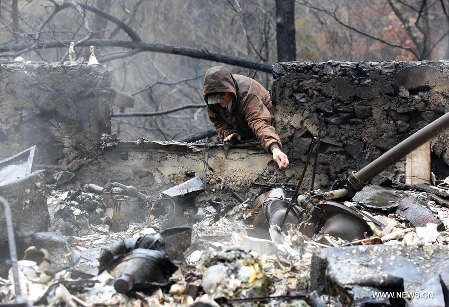 U.S.-TENNESSEE-WILDFIRE