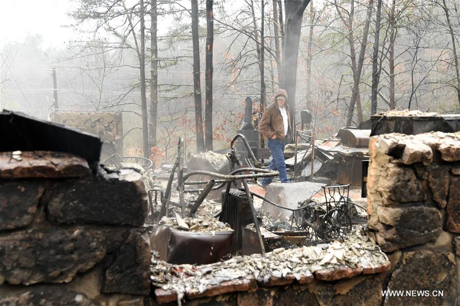 U.S.-TENNESSEE-WILDFIRE
