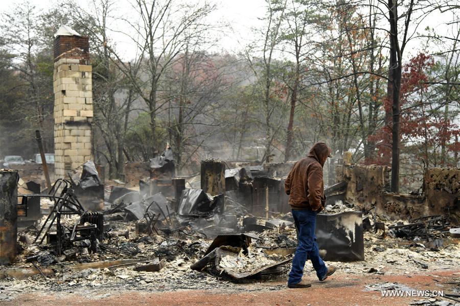 U.S.-TENNESSEE-WILDFIRE