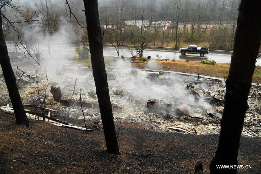 U.S.-TENNESSEE-WILDFIRE