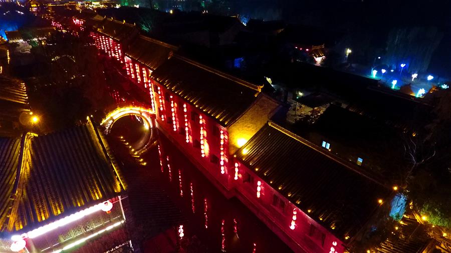 CHINA-SHANDONG-TAIERZHUANG-NIGHT SCENE (CN)