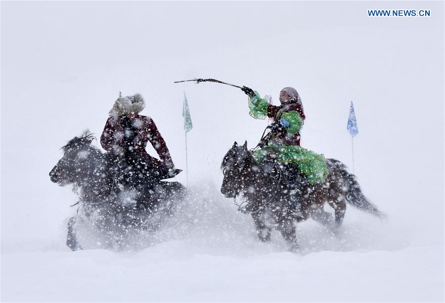 CHINA-XINJIANG-KANAS-HEMU-SNOW (CN)