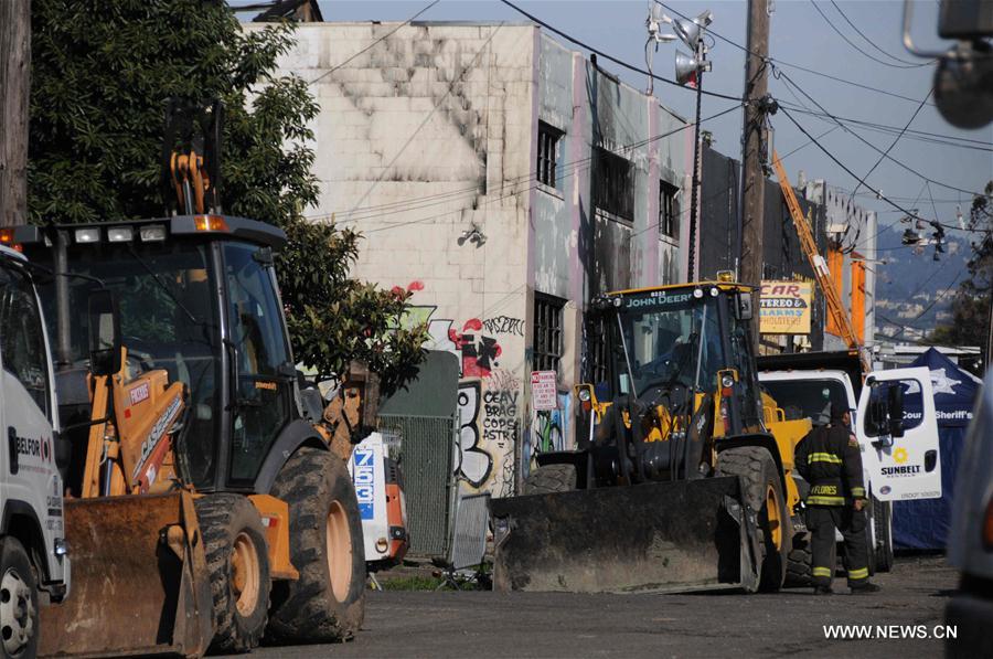 U.S.-OAKLAND-WAREHOUSE FIRE