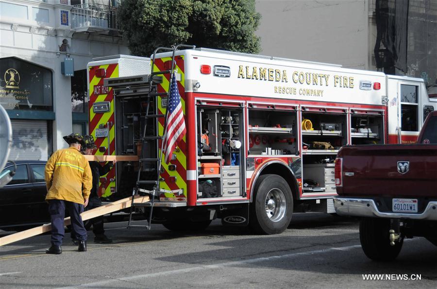 U.S.-OAKLAND-WAREHOUSE FIRE