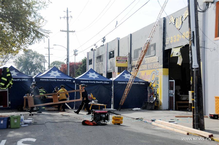 U.S.-OAKLAND-WAREHOUSE FIRE