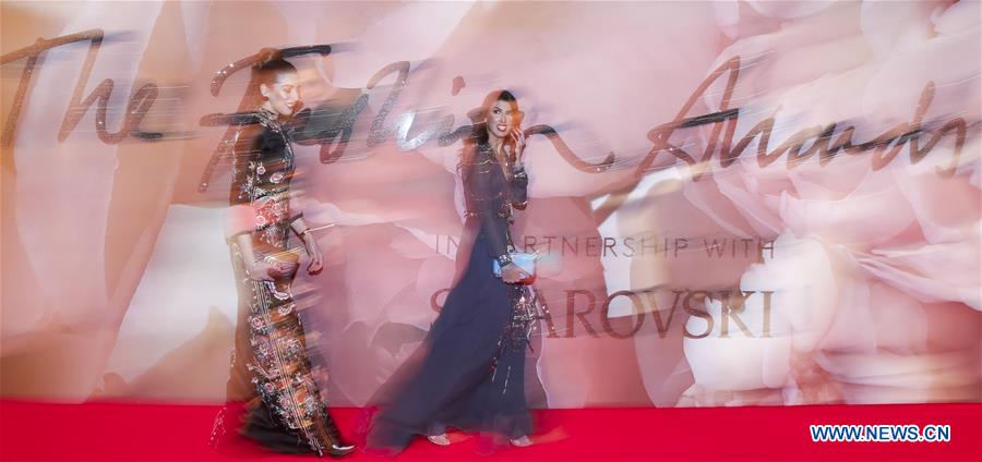 BRITAIN-LONDON-FASHION AWARDS-RED CARPET