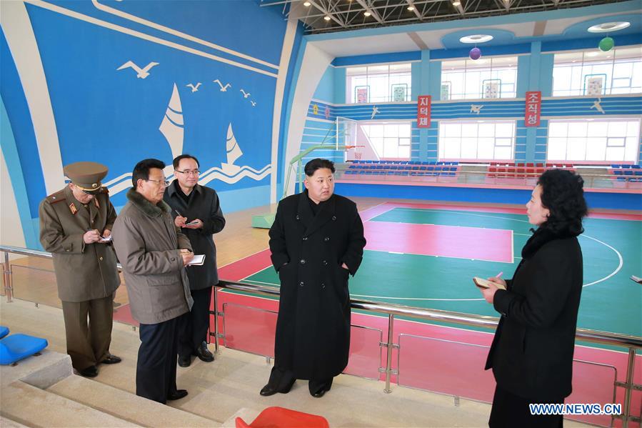 DPRK-KANGWON-KIM JONG UN-CHILDREN'S CAMP-FIELD GUIDANCE