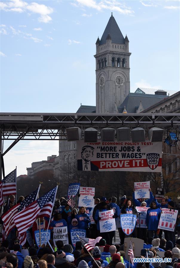U.S.-WASHINGTON D.C.-RALLY-TRUMP