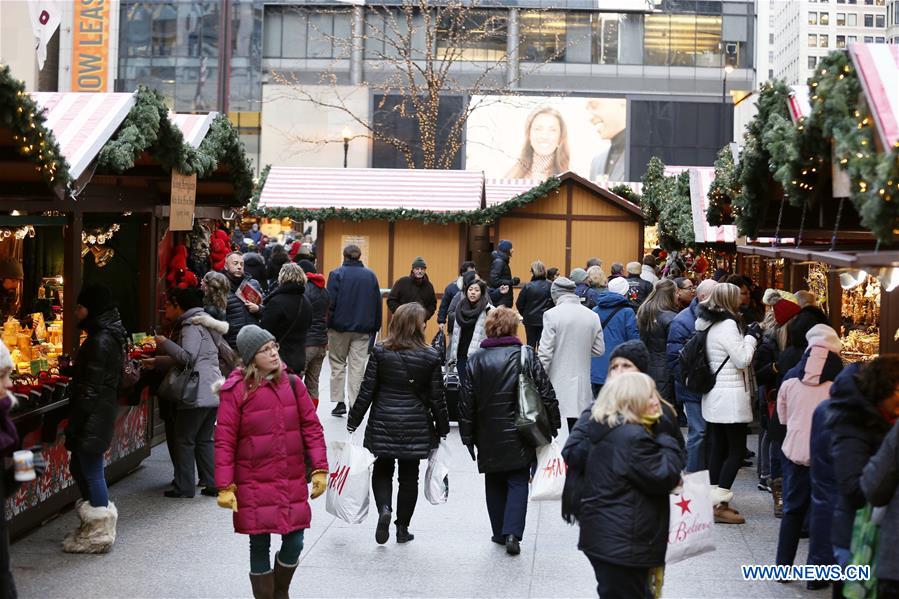 U.S.-CHICAGO-CHRISTMAS MARKET