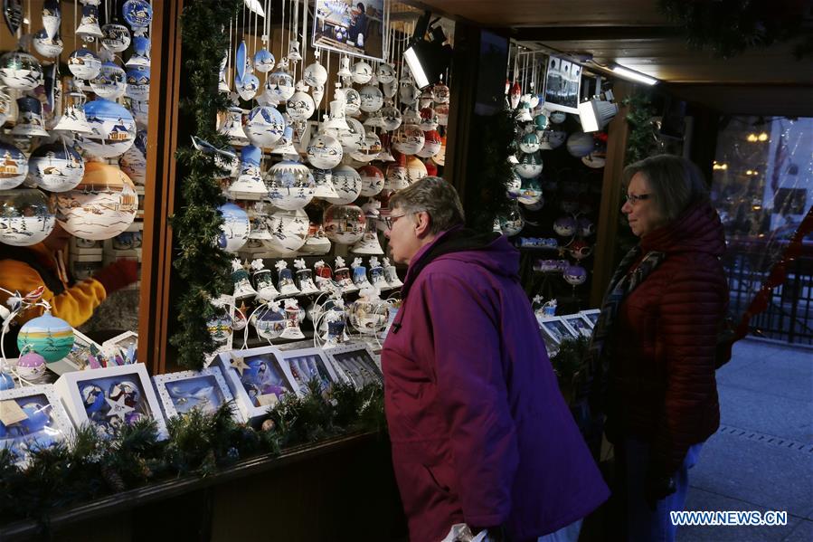 U.S.-CHICAGO-CHRISTMAS MARKET