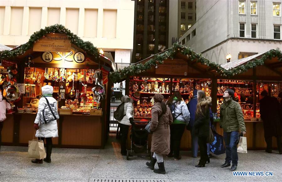 U.S.-CHICAGO-CHRISTMAS MARKET