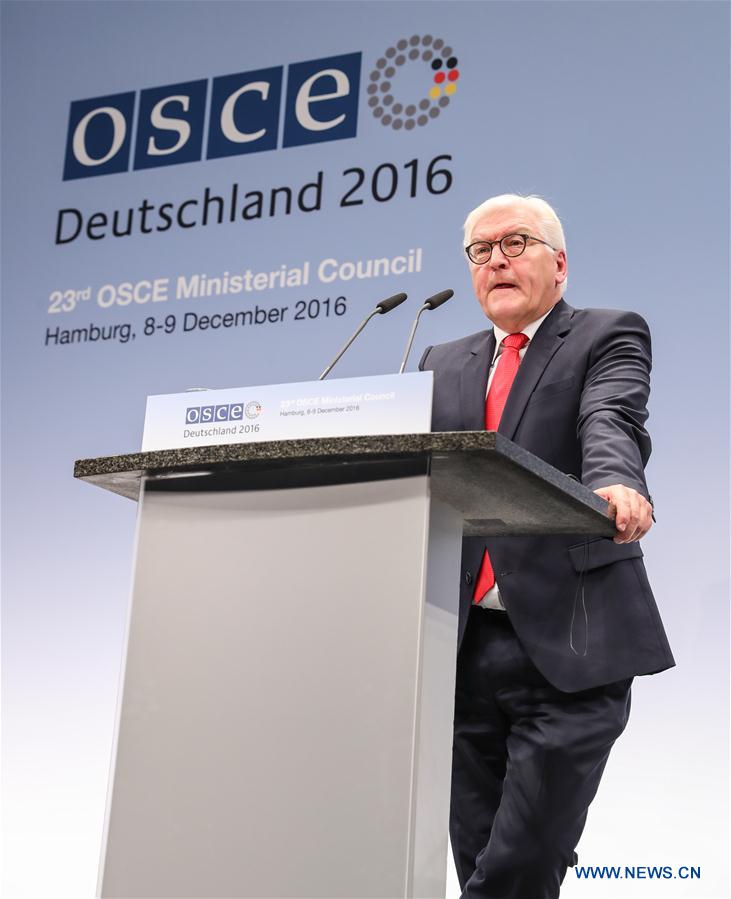 GERMANY-HAMBURG-OSCE-23RD MINISTERIAL MEETING-WRAPPING UP
