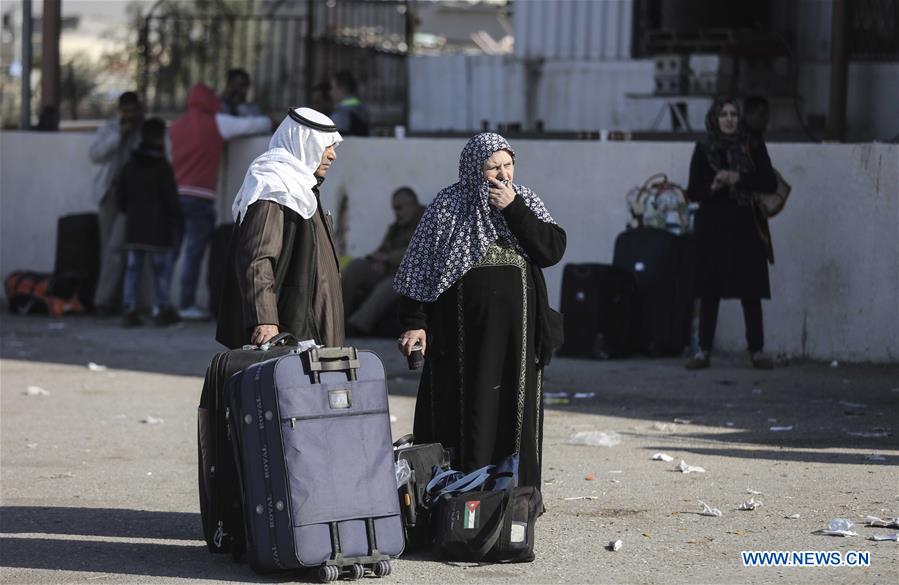 MIDEAST-GAZA-RAFAH BORDER CROSSING-OPENING