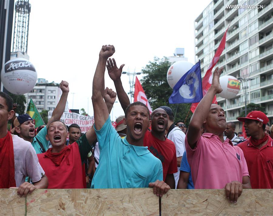 BRAZIL-SAO PAULO-PROTEST