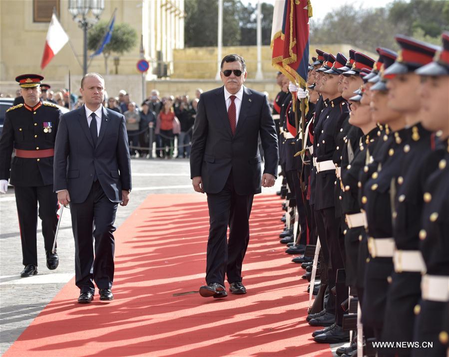 MALTA-VALLETTA-LIBYA-PM-VISIT
