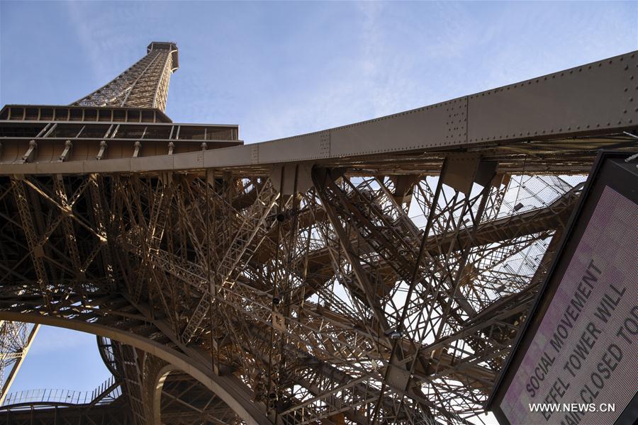 FRANCE-PARIS-EIFFEL TOWER-CLOSURE