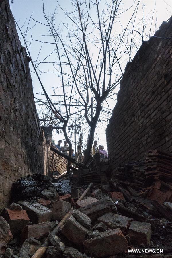 INDIA-KOLKATA-SLUM-FIRE