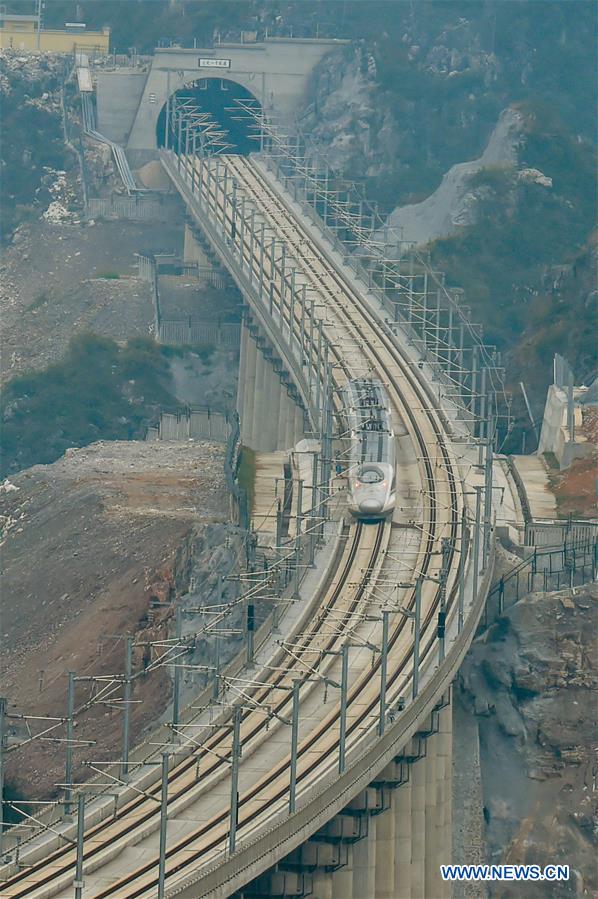 CHINA-GUIZHOU-HIGH-SPEED RAILWAY-TRIAL OPERATION (CN)