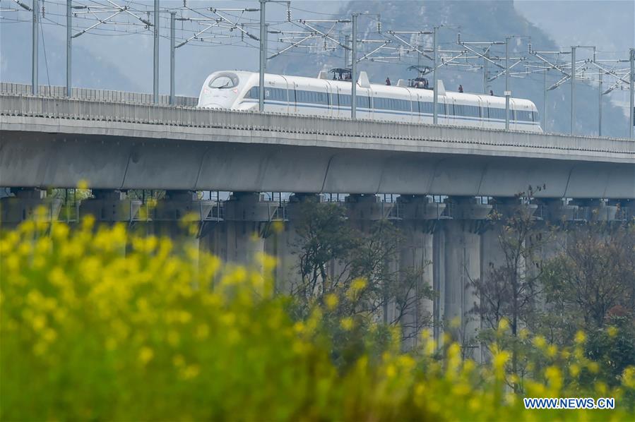 CHINA-GUIZHOU-HIGH-SPEED RAILWAY-TRIAL OPERATION (CN)