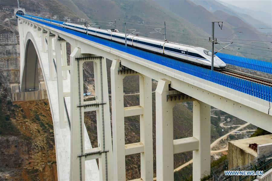 CHINA-GUIZHOU-HIGH-SPEED RAILWAY-TRIAL OPERATION (CN)