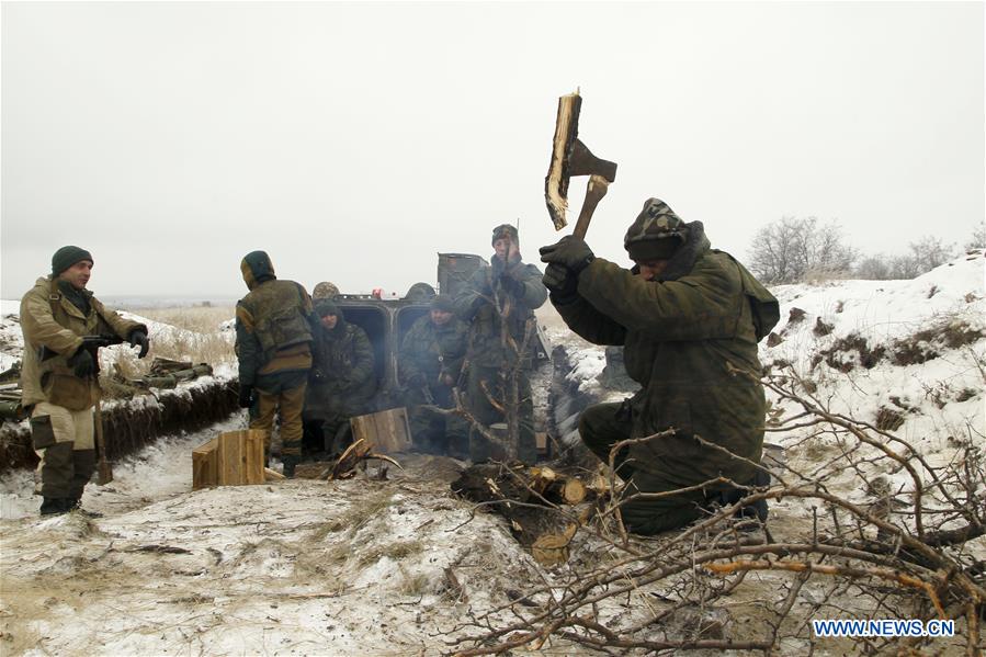 UKRAINE-DEBALTSEVO-FRONTLINE