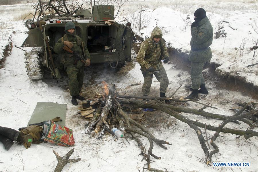 UKRAINE-DEBALTSEVO-FRONTLINE