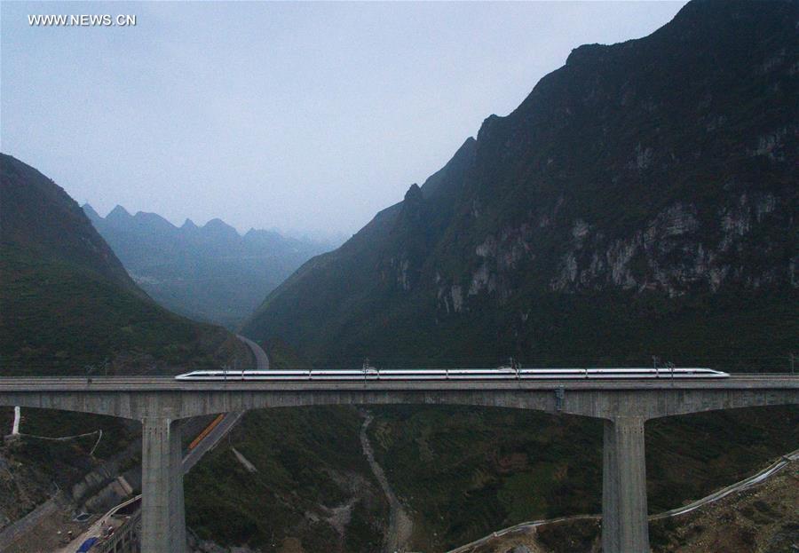 CHINA-GUIZHOU-RAILWAY-TRIAL OPERATION (CN) 