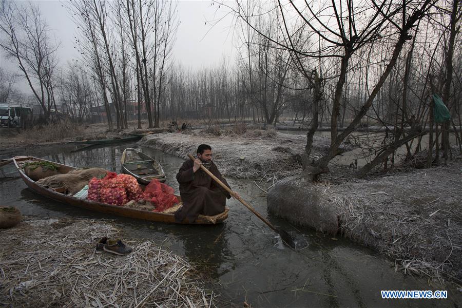 KASHMIR-SRINAGAR-COLD WAVE