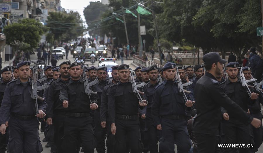 MIDEAST-GAZA-MILITARY-PARADE