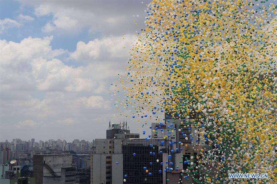 BRAZIL-SAO PAULO-NEW YEAR-BALLOONS