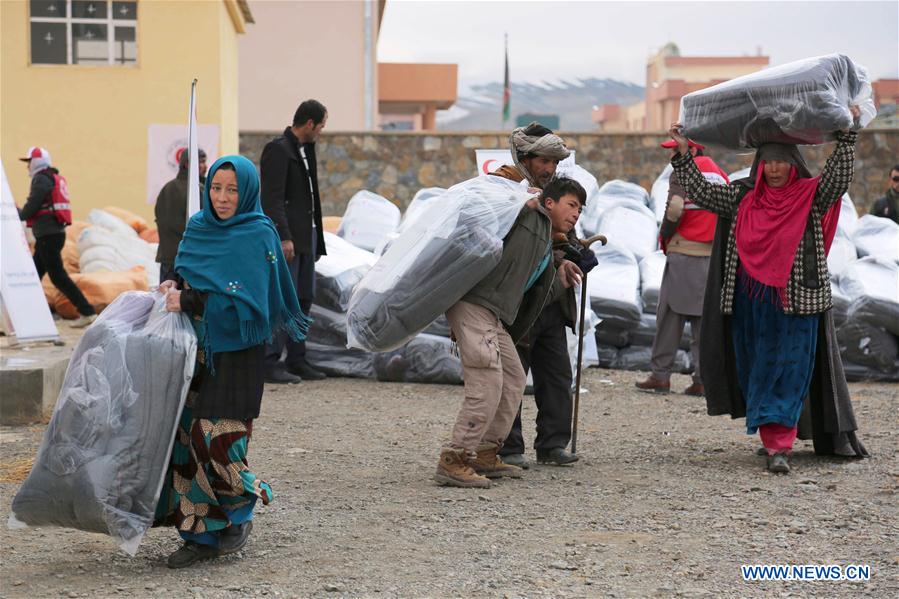 AFGHANISTAN-BAMYAN-WINTER-RELIEF ASSISTANCE