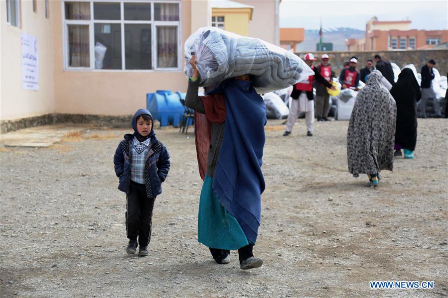 AFGHANISTAN-BAMYAN-WINTER-RELIEF ASSISTANCE