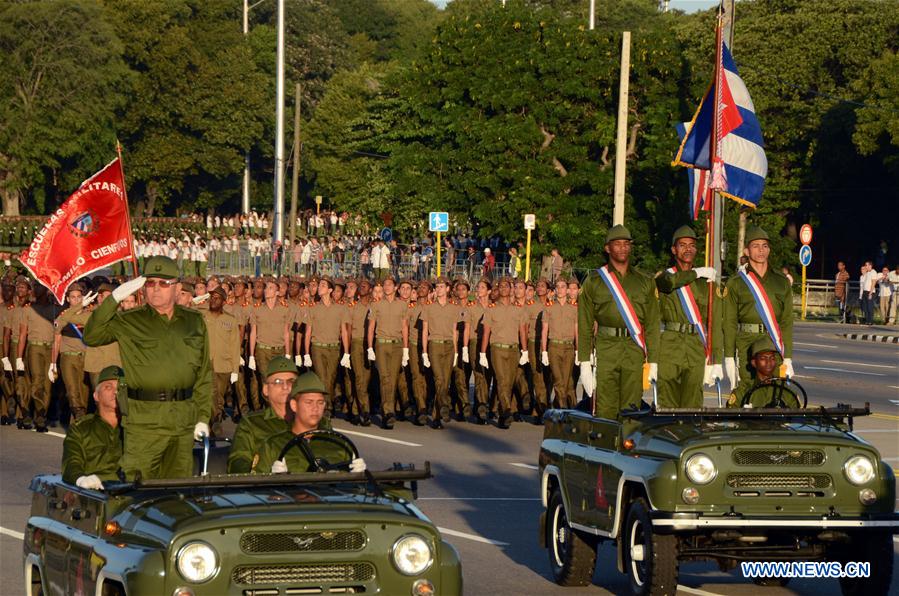CUBA-HAVANA-MILITARY-PARADE
