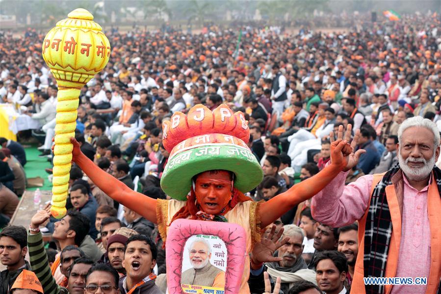 INDIA-LUCKNOW-PM-RALLY