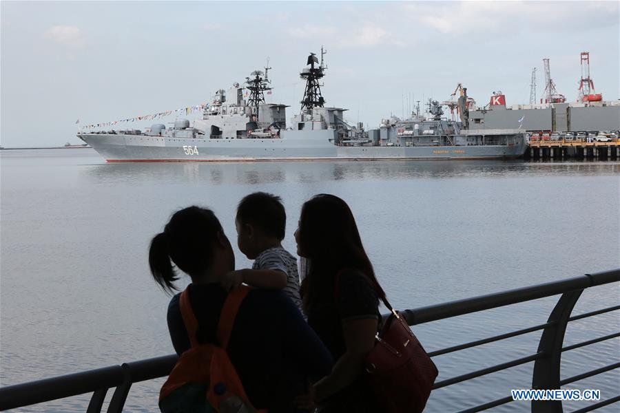 PHILIPPINES-MANILA-RUSSIAN NAVY SHIPS-VISIT