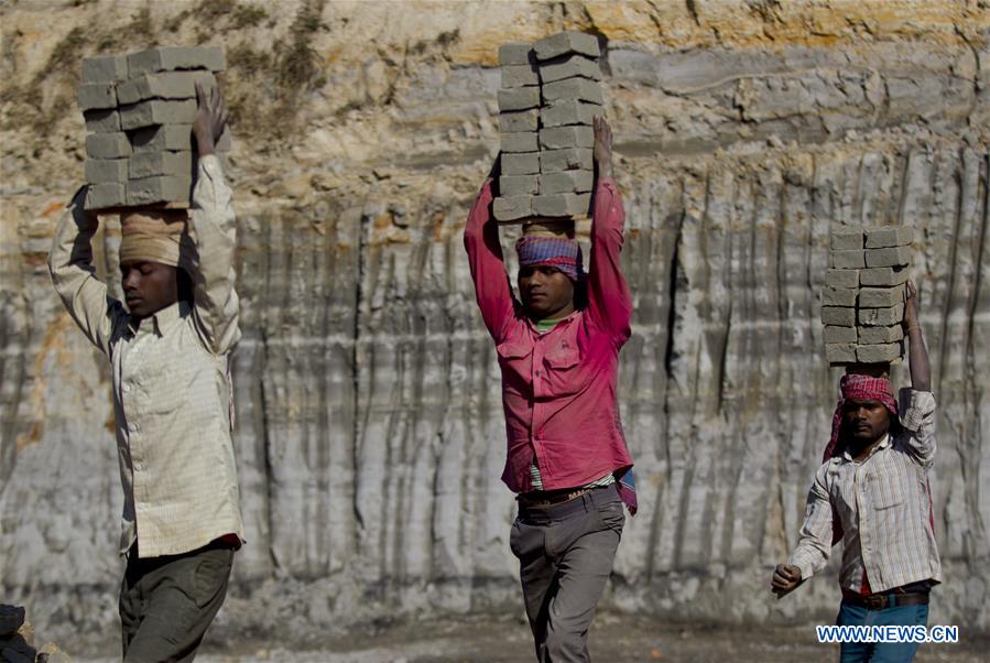 NEPAL-LALITPUR-BRICK FACTORY-MIGRANT WORKER