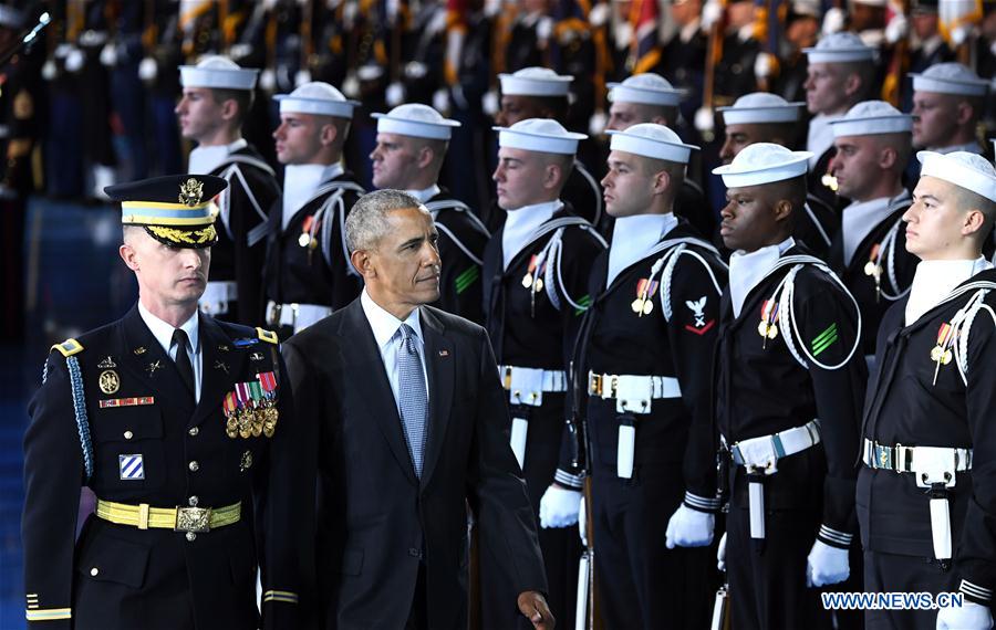 U.S.-WASHINGTON D.C.-ARMED FORCES-OBAMA-FAREWELL