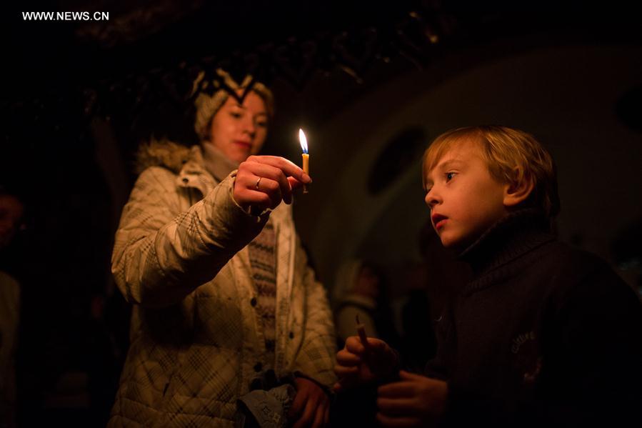 RUSSIA-MOSCOW-ORTHODOX CHRISTMAS