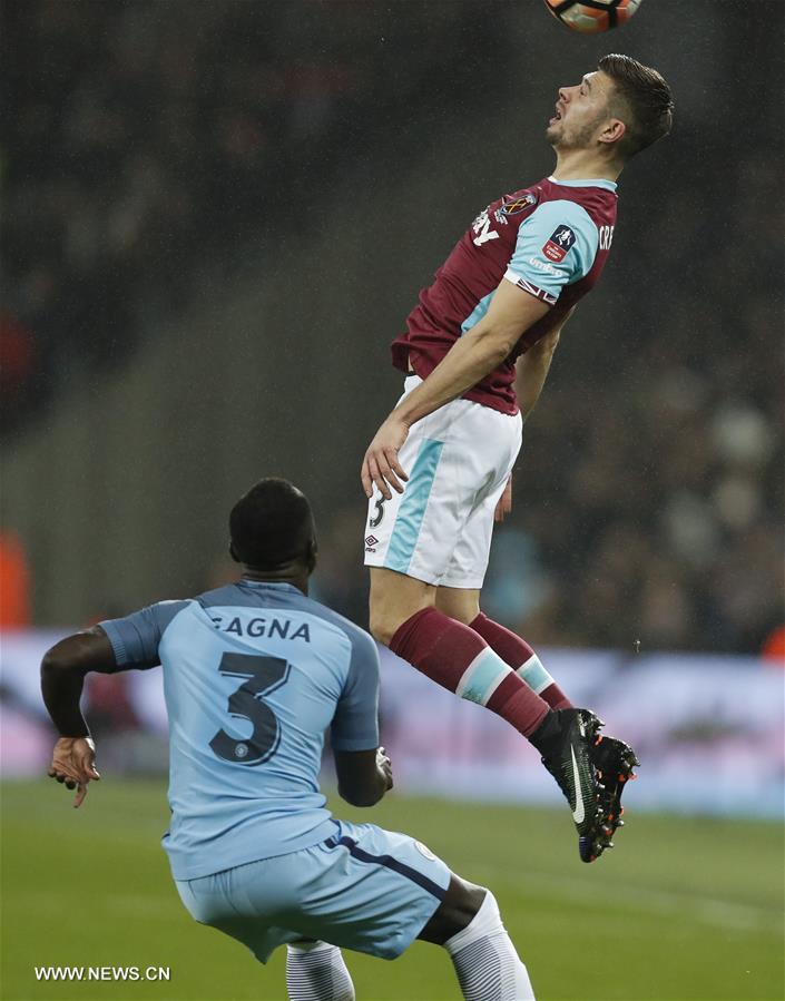 (SP)BRITAIN-LONDON-SOCCER-FA CUP-WEST HAM UNITED VS MAN CITY
