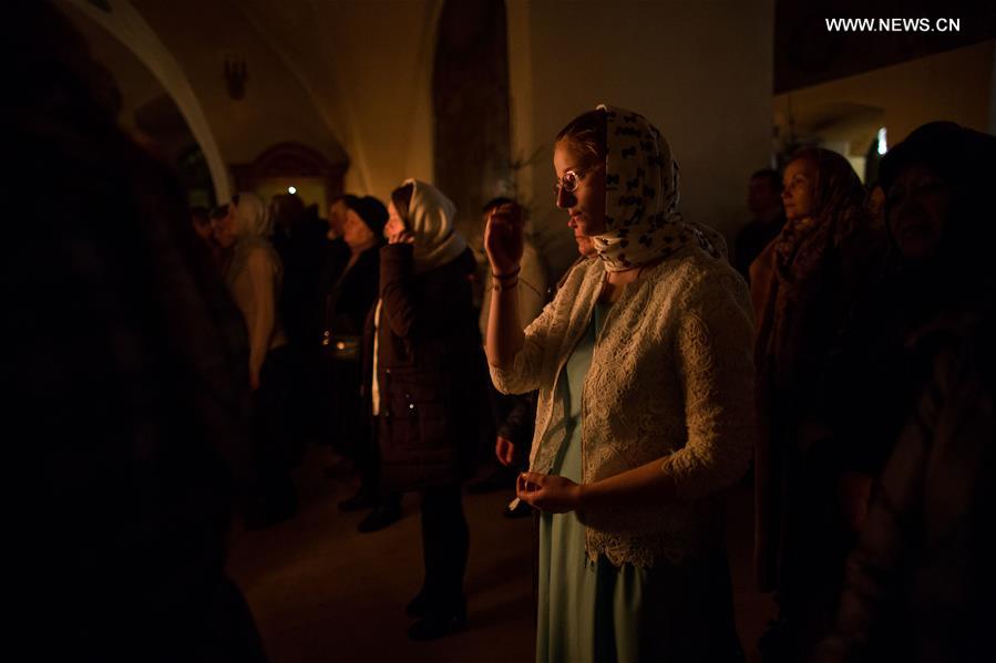 RUSSIA-MOSCOW-ORTHODOX CHRISTMAS