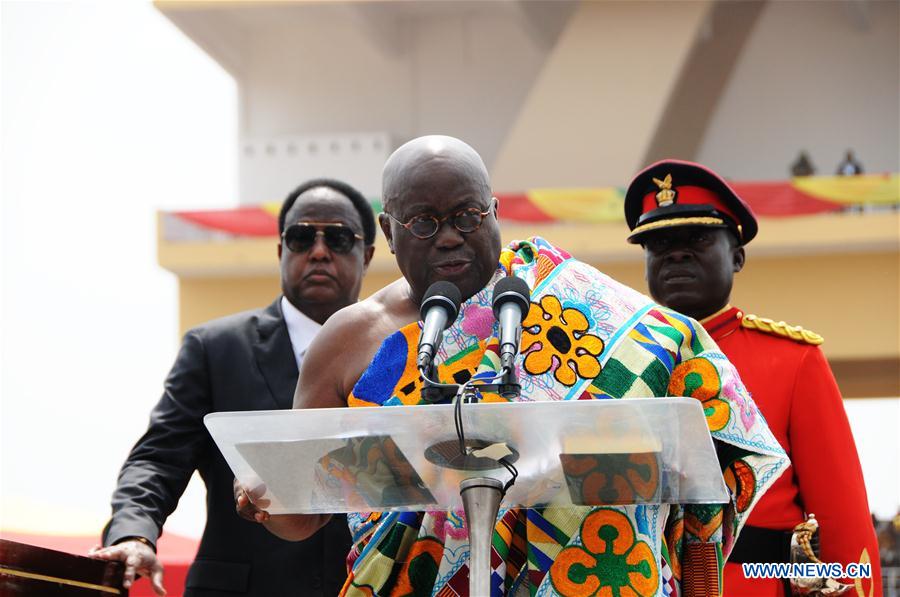 GHANA-ACCRA-NEW PRESIDENT-NANA ADDO DANKWA AKUFO-ADDO-SWEARING-IN CEREMONY