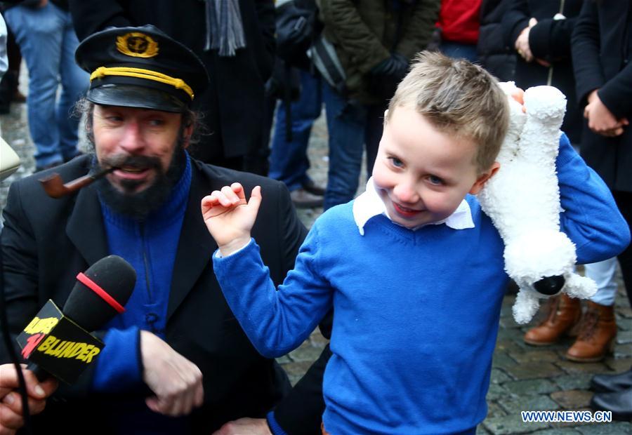 BELGIUM-BRUSSELS-"THE ADVENTURES OF TINTIN"-SHOW