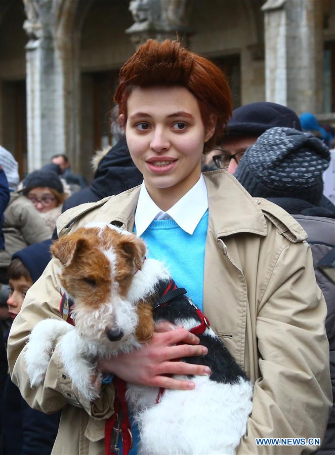 BELGIUM-BRUSSELS-"THE ADVENTURES OF TINTIN"-SHOW