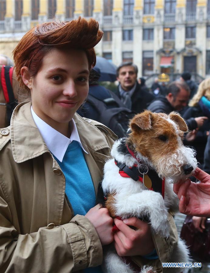 BELGIUM-BRUSSELS-"THE ADVENTURES OF TINTIN"-SHOW