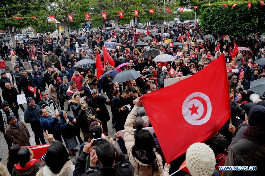 TUNISIA-TUNIS-DEMONSTRATION-RETURNING TERRORIST