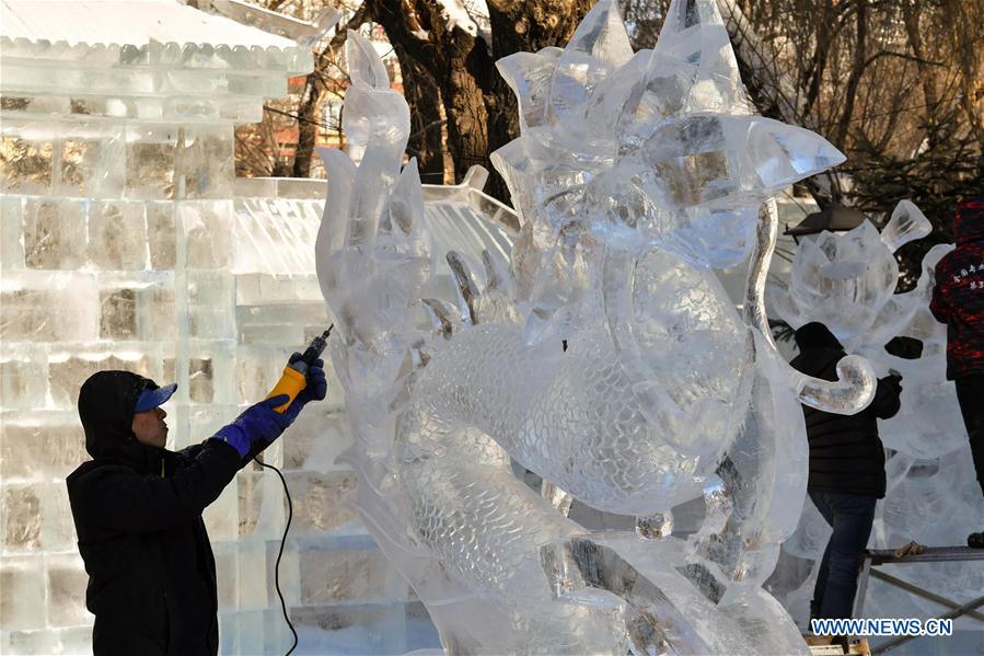 CHINA-HARBIN-ICE SCULPTURE-CONTEST(CN)
