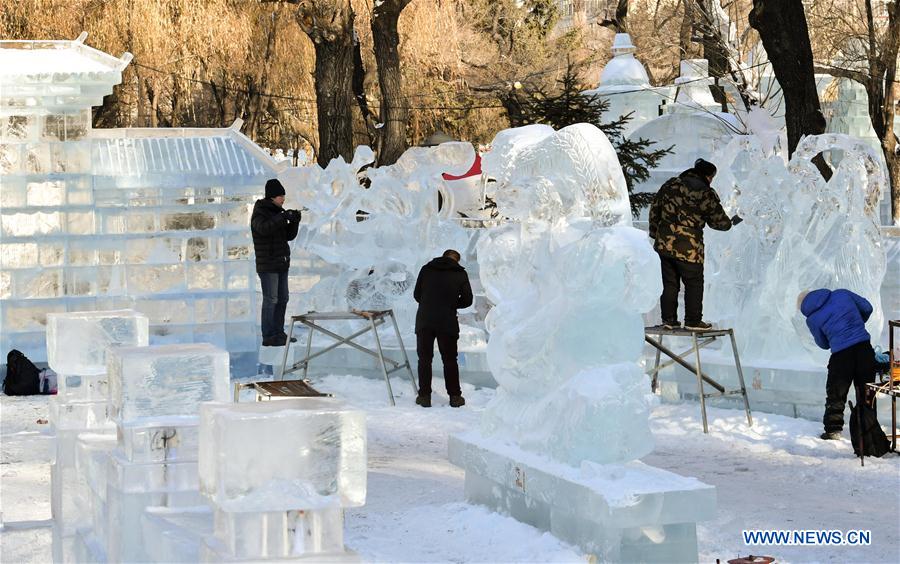 CHINA-HARBIN-ICE SCULPTURE-CONTEST(CN)