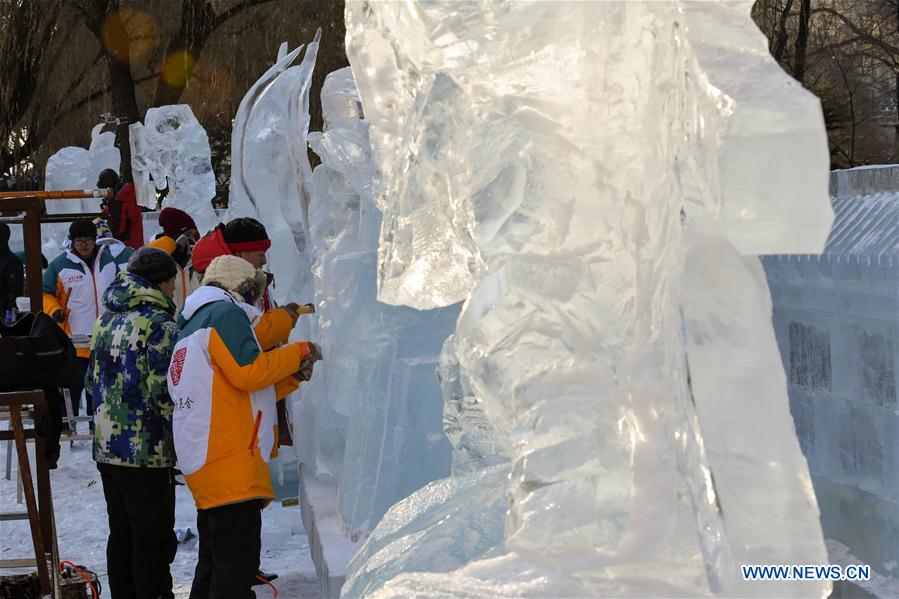 CHINA-HARBIN-ICE SCULPTURE-CONTEST(CN)