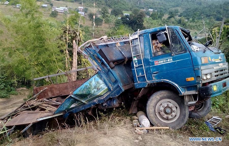 MYANMAR-NAY PYI TAW-CAR CRASH