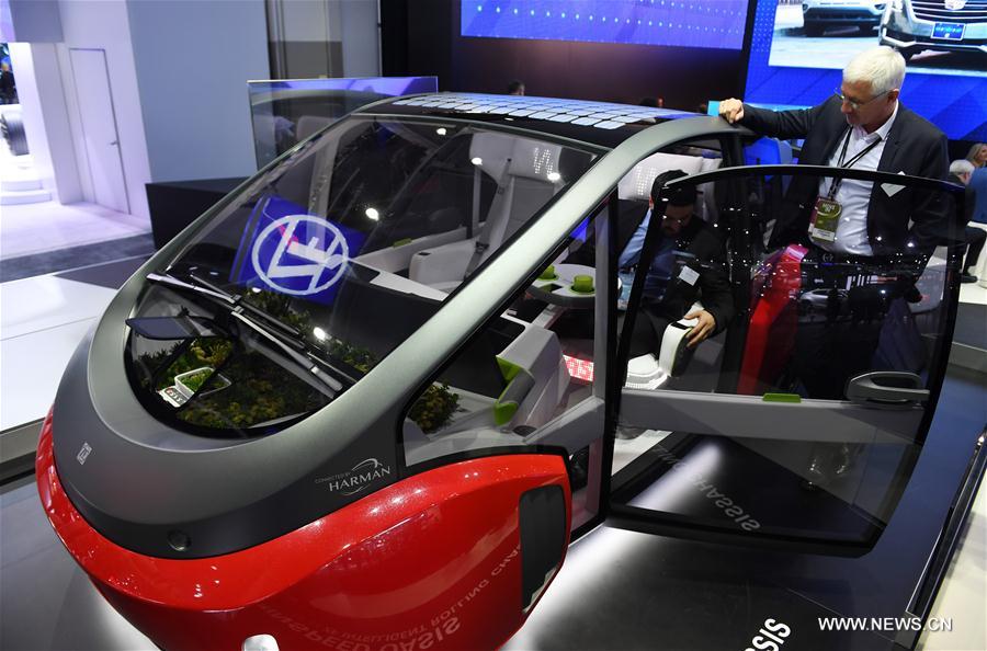 U.S.-DETROIT-AUTO SHOW-NAIAS-SELF-DRIVING 